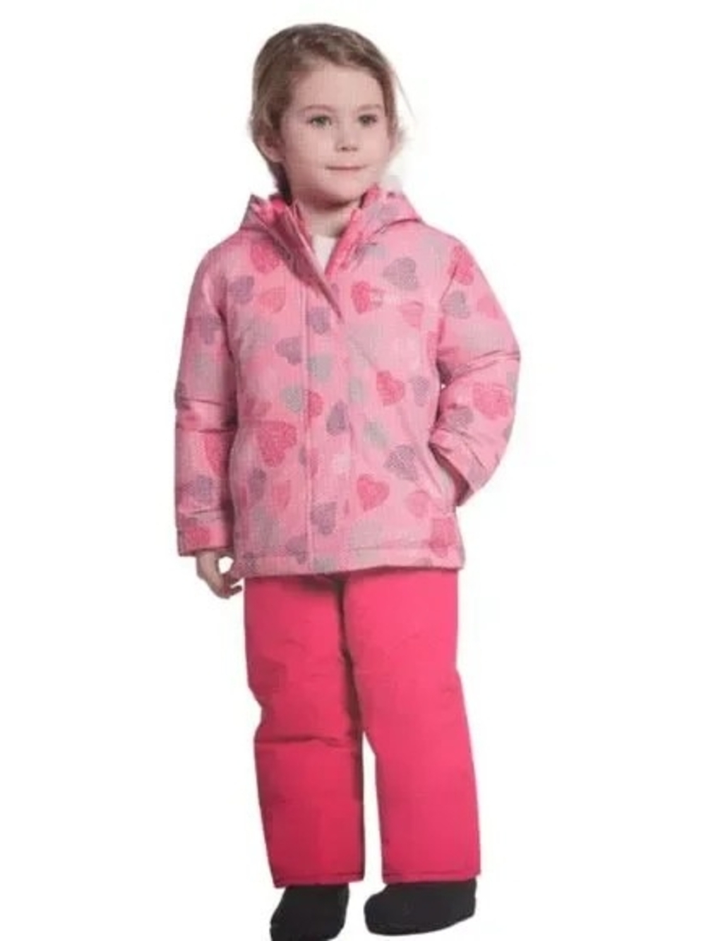 Gusti  Toddler Pink Snow Jacket And Pants